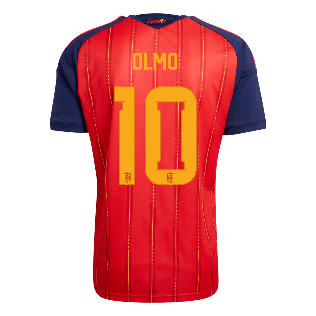 OLMO #10 Spain Home Soccer Jersey World Cup 2026 Red