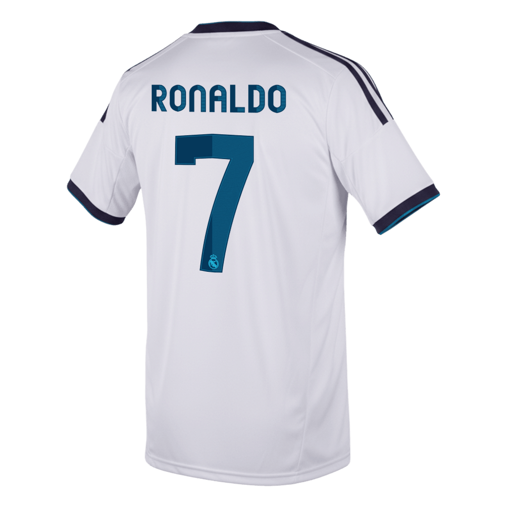 RONALDO #7 Retro 2012/13 Real Madrid Home Soccer Jersey White