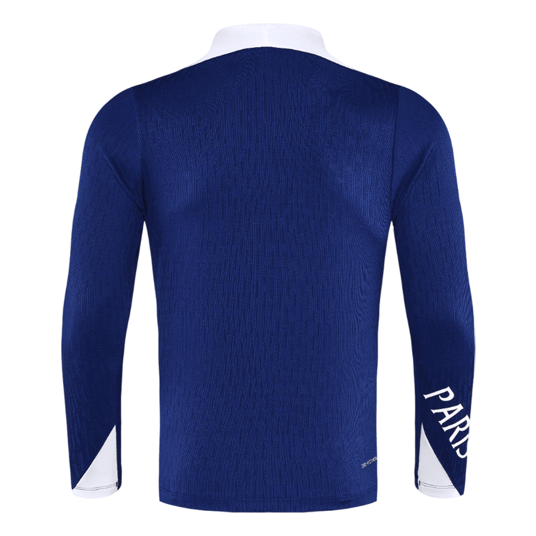 Sudadera con cremallera PSG para niño (camiseta y pantalón), color azul marino, 25/26