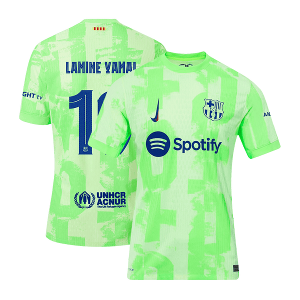 Barcelona LAMINE YAMAL #19 Third Away Soccer Jersey Authentic 2024/25 - UCL Edition - Football Shirt | SmartJerseys | Official Quality