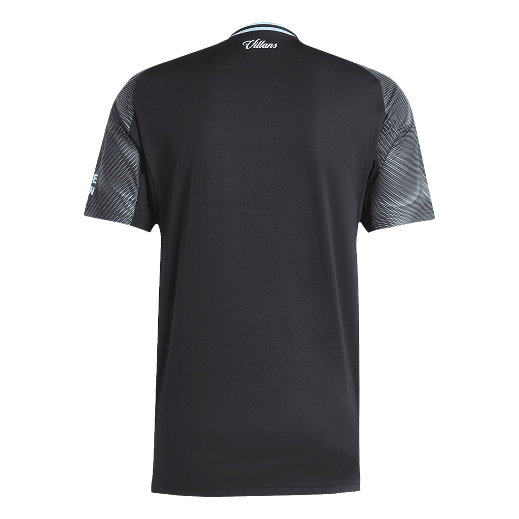 Camiseta de fútbol visitante del Aston Villa 25/26 negra