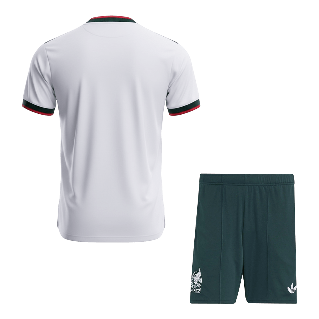 Mexico Away Soccer Jersey Kit (Jersey+Shorts) World Cup 2026 White