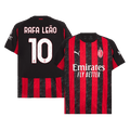 RAFA LEÃO #10 AC Milan Home Soccer Jersey 2025/26 Red&Black - Football Shirt | SmartJerseys | Official Quality