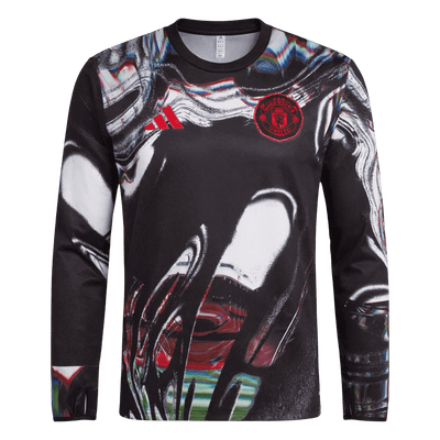 Manchester United Long Sleeve Pre-Match Soccer Jersey 2025/26