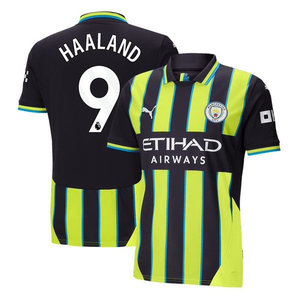 Manchester City HAALAND #9 Away Soccer Jersey 2024/25 - Football Shirt | SmartJerseys | Official Quality