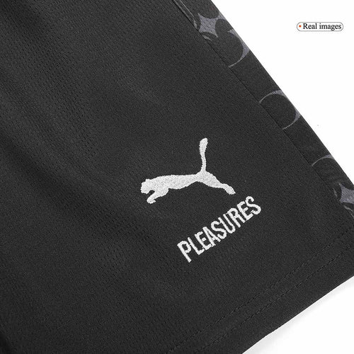 Camiseta visitante del AC Milan x Pleasures 2023/24 para niños (camiseta y pantalón corto)
