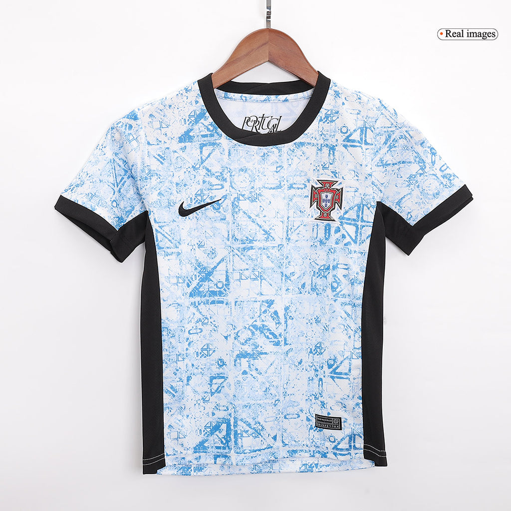Maillot extérieur du Portugal pour enfants (maillot + short) EURO 2024 
