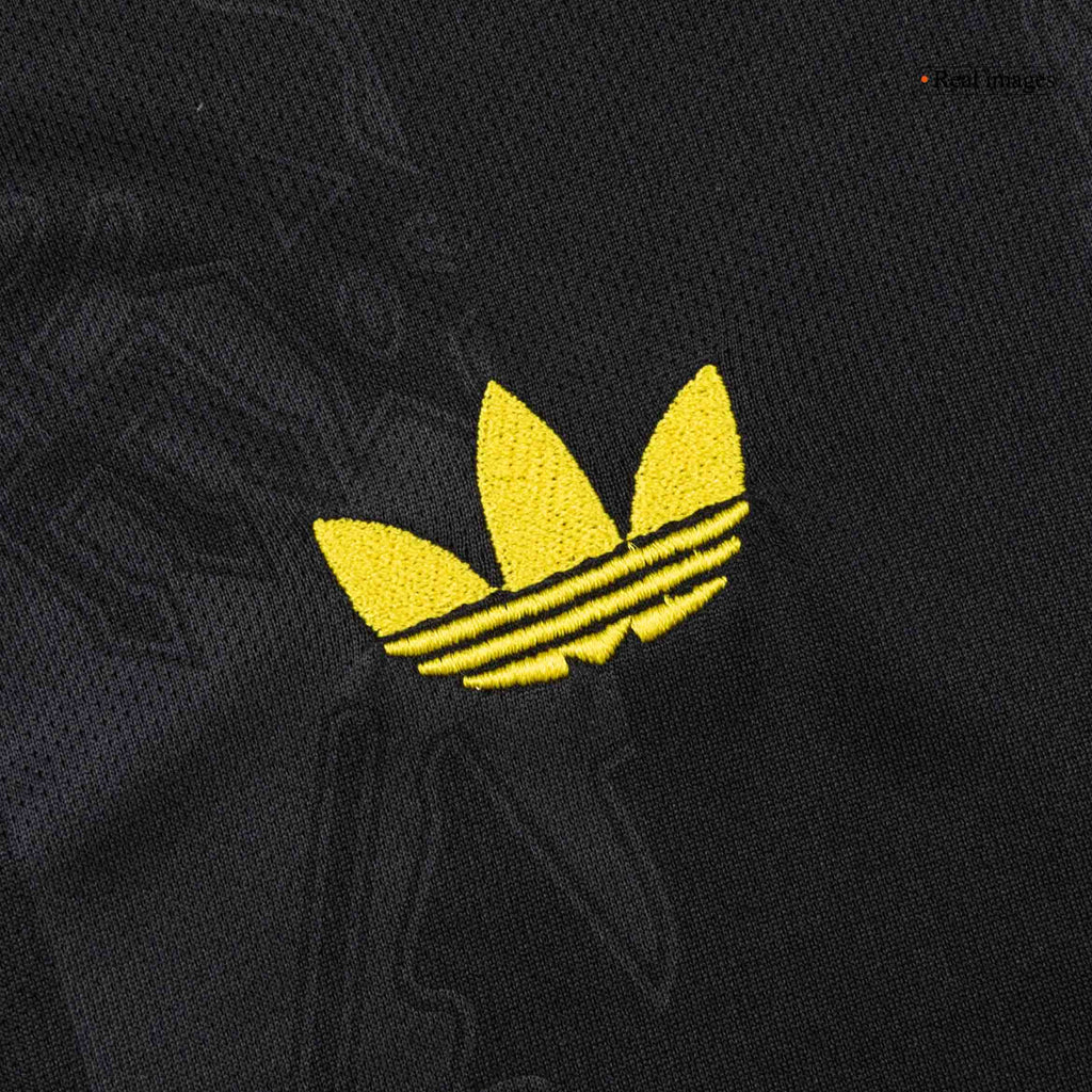 Kid's Manchester United Third Away Soccer Jersey Kit 25/26 Black