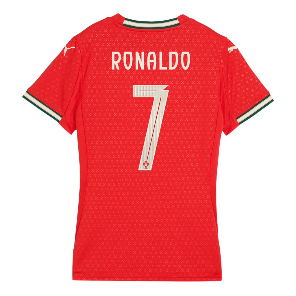 Women's Portugal RONALDO #7 Home Soccer Jersey 2025
