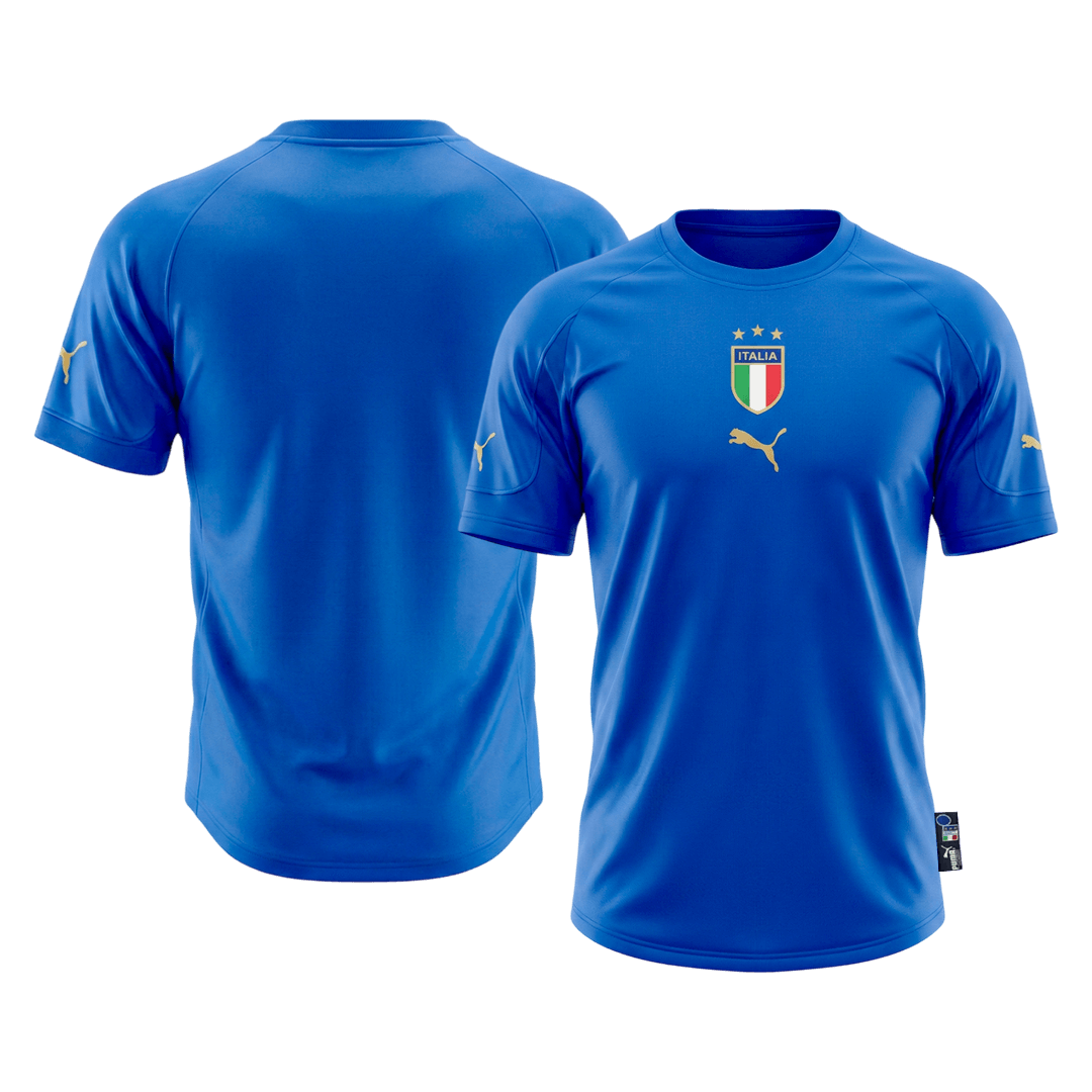 Maillot domicile de l'Italie, style rétro 2004