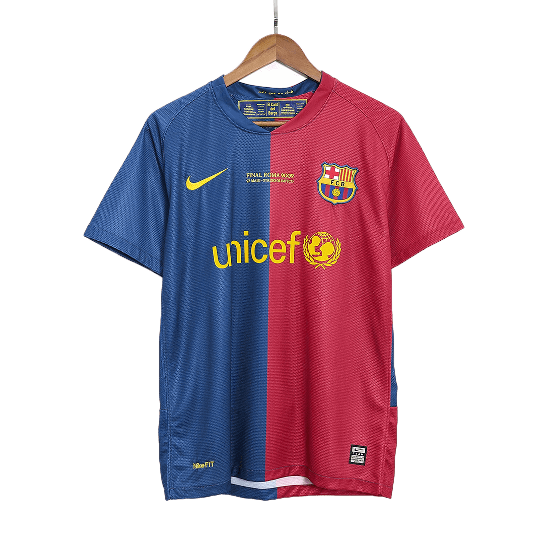 Barcelona ETO'O #9 Home Soccer Jersey Retro 2008/09