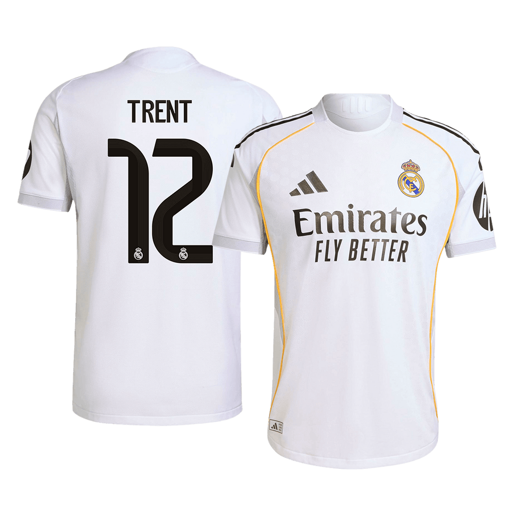 Real Madrid TRENT #12 Home Soccer Jersey Authentic 2025/26 - Football Shirt | SmartJerseys | Official Quality