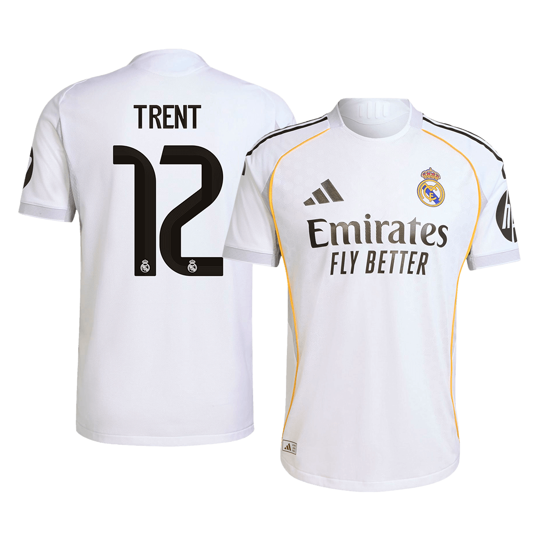 Real Madrid TRENT #12 Home Soccer Jersey Authentic 2025/26 - Football Shirt | SmartJerseys | Official Quality