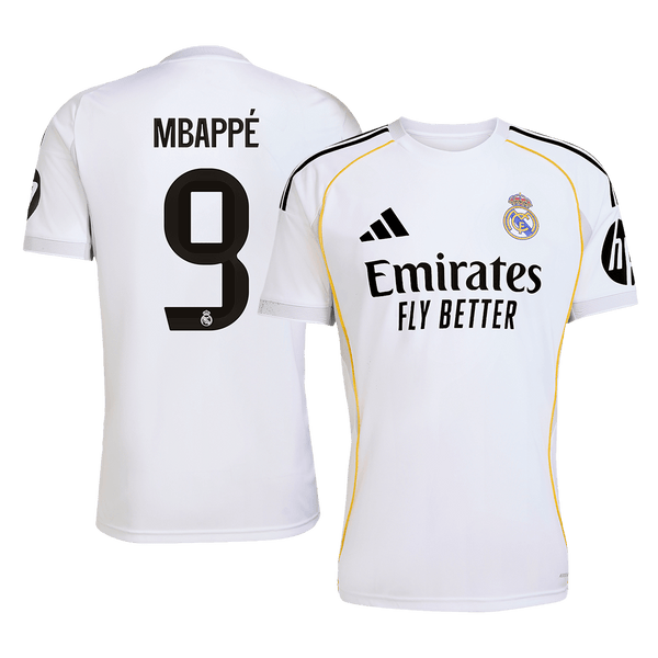 Real Madrid MBAPPÉ #9 Home Soccer Jersey 2025/26 - Football Shirt | SmartJerseys | Official Quality