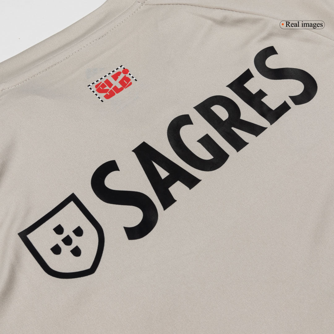 Kid's Benfica Away Soccer Jersey Kit 25/26 Beige