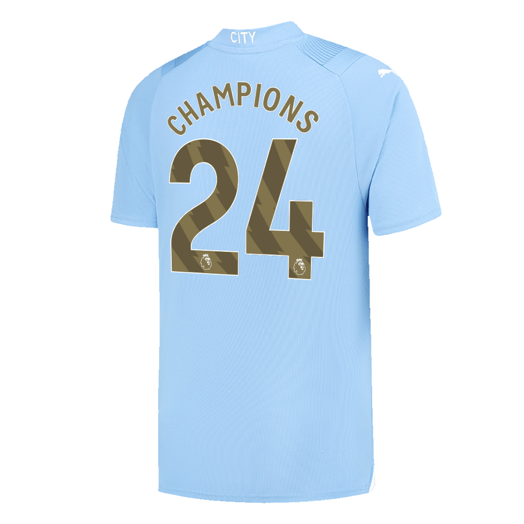 Manchester City CHAMPIONS #24 Home Jersey 2023/24