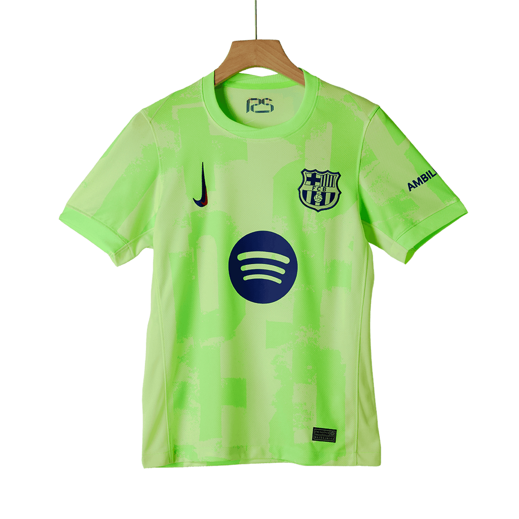 Barcelona Third Away Soccer Jersey Kit 2024/25 (Jersey+Shorts+Socks) - (Spotify Logo Without Text)
