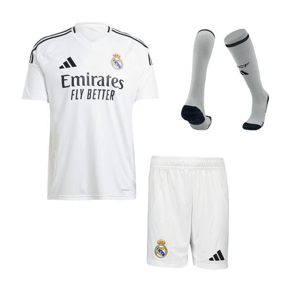 Real Madrid Home Jersey Kit 2024/25 (Jersey+Shorts+Socks) - Football Shirt | SmartJerseys | Official Quality