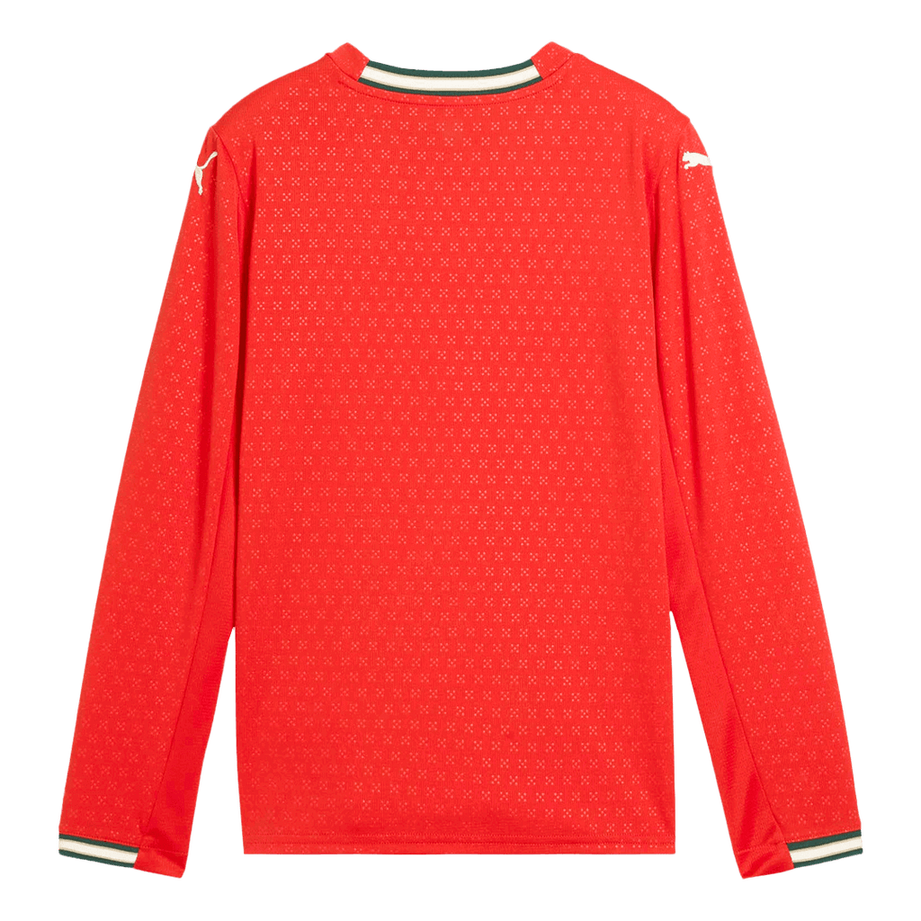Camiseta de fútbol local de manga larga de Portugal 2025