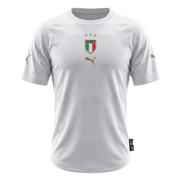 Italy Away Soccer Jersey Retro 2004 - Football Shirt | SmartJerseys | Official Quality