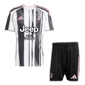 Juventus Home Soccer Jersey Kit 2025/26 (Jersey+Shorts) - Football Shirt | SmartJerseys | Official Quality