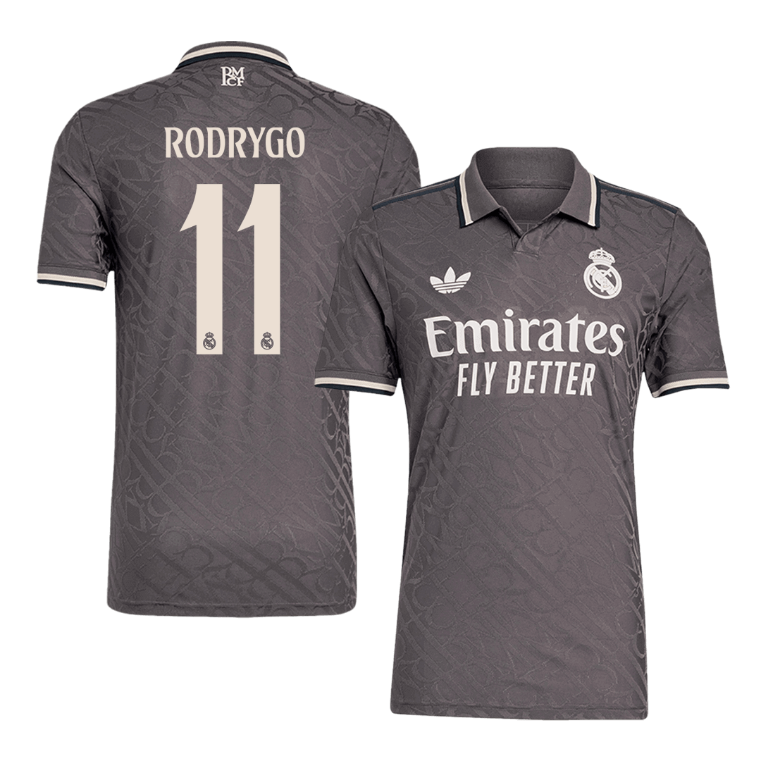 Real Madrid RODRYGO #11 Third Away Soccer Jersey Authentic 2024/25 - Football Shirt | SmartJerseys | Official Quality