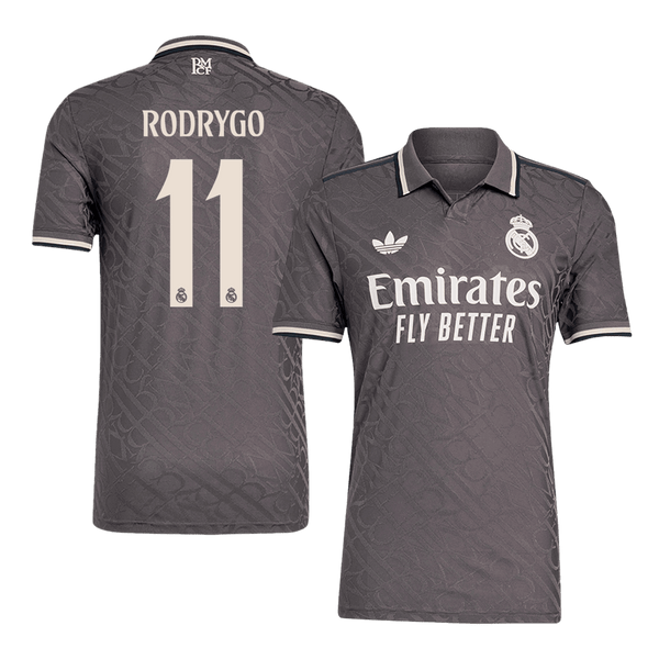 Real Madrid RODRYGO #11 Third Away Soccer Jersey Authentic 2024/25 - Football Shirt | SmartJerseys | Official Quality