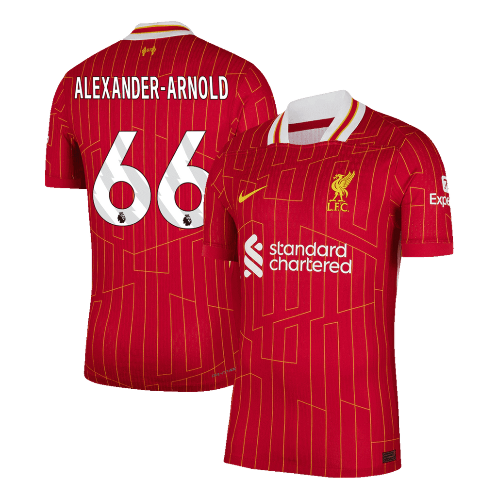 Liverpool ALEXANDER-ARNOLD #66 Home Soccer Jersey Authentic 2024/25 - Football Shirt | SmartJerseys | Official Quality