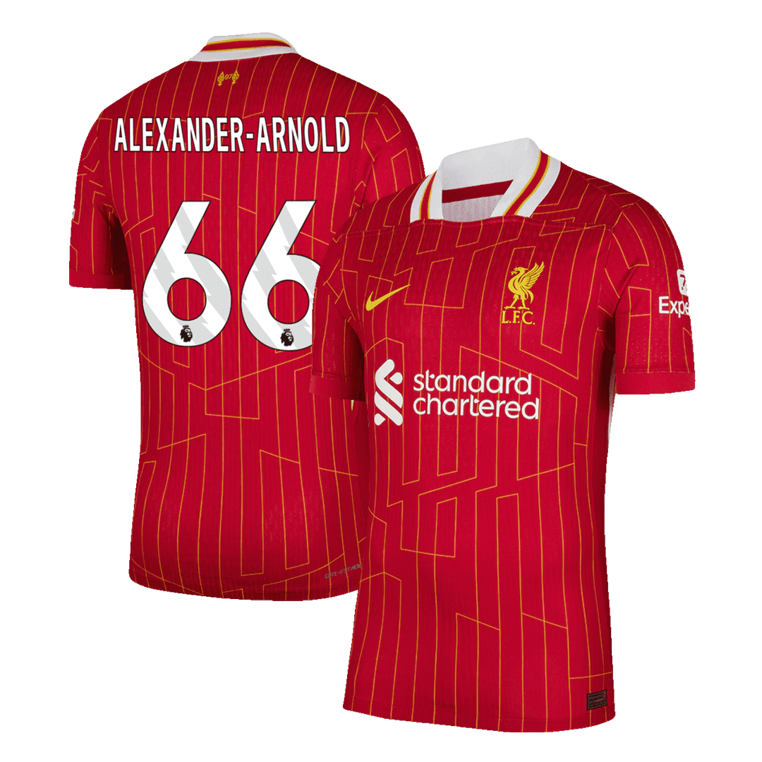Liverpool ALEXANDER-ARNOLD #66 Home Soccer Jersey Authentic 2024/25 - Football Shirt | SmartJerseys | Official Quality