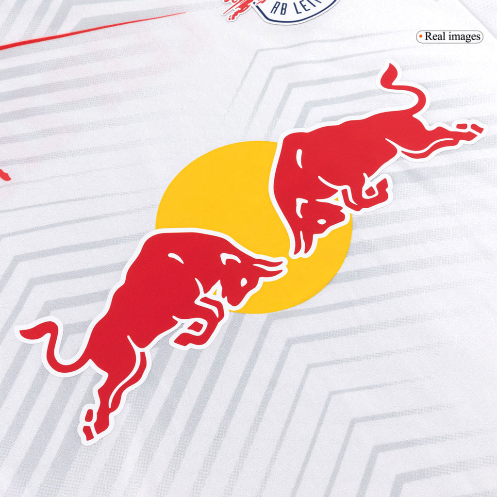 Camiseta de fútbol local auténtica del RB Leipzig 25/26 blanca