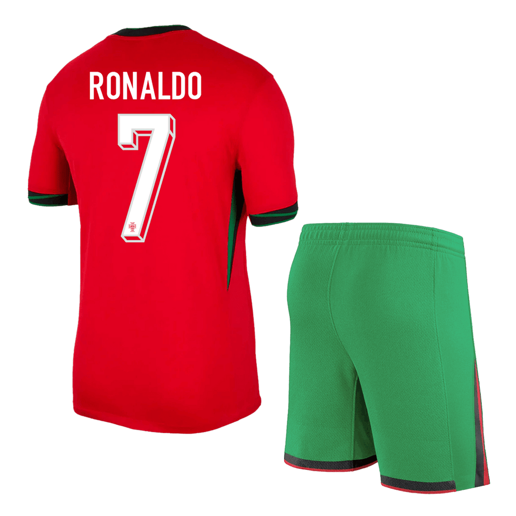 Maillot domicile Portugal RONALDO n°7 EURO 2024 (Maillot + Short) 