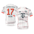 OLISE #17 Authentic Bayern Munich Away Soccer Jersey 2025/26 White - Football Shirt | SmartJerseys | Official Quality