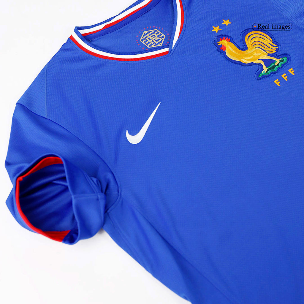 Camiseta Futbol NKUNKU #18 Francia Eurocopa Local 2024 Azul 
