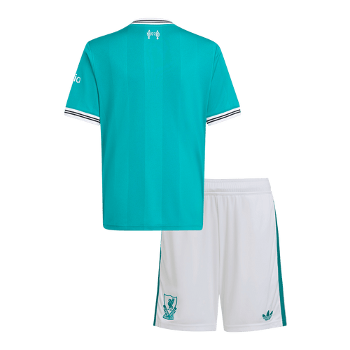 25/26  Kid's Liverpool Third Kit(Jersey+Shorts) Green