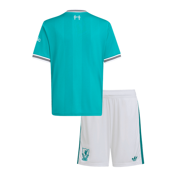 25/26  Kid's Liverpool Third Kit(Jersey+Shorts) Green