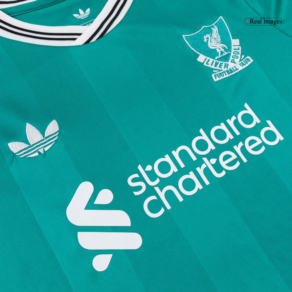Kid's Liverpool Third Kit(Jersey+Shorts) 25/26 Green