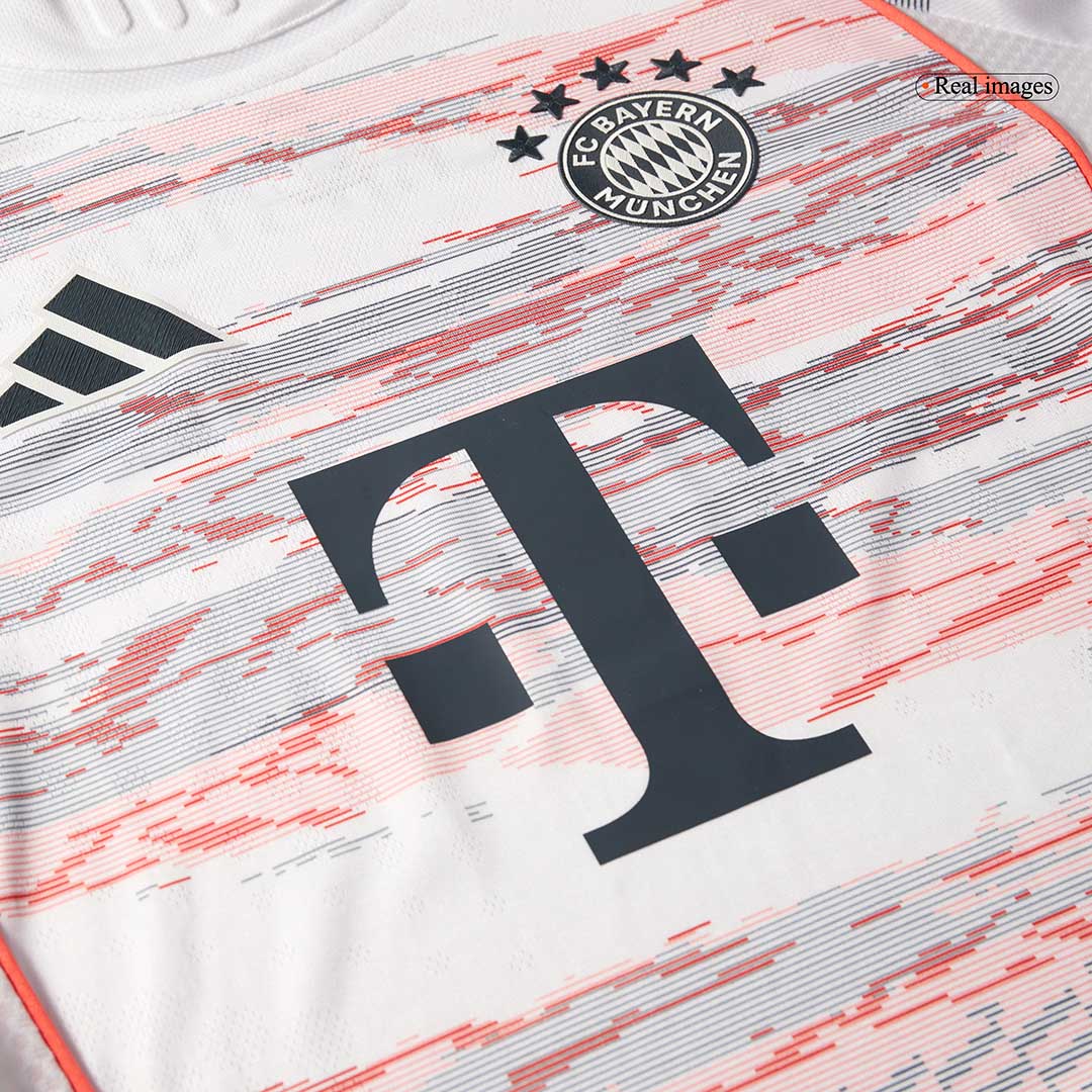 OLISE #17 Authentic Bayern Munich Away Soccer Jersey 2025/26 White