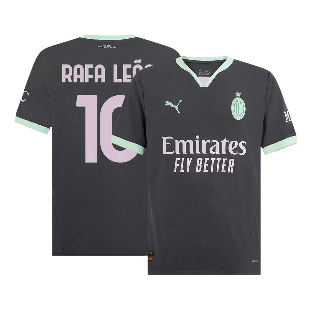 AC Milan RAFA LEÃO #10 Third Away Soccer Jersey 2024/25 - Football Shirt | SmartJerseys | Official Quality