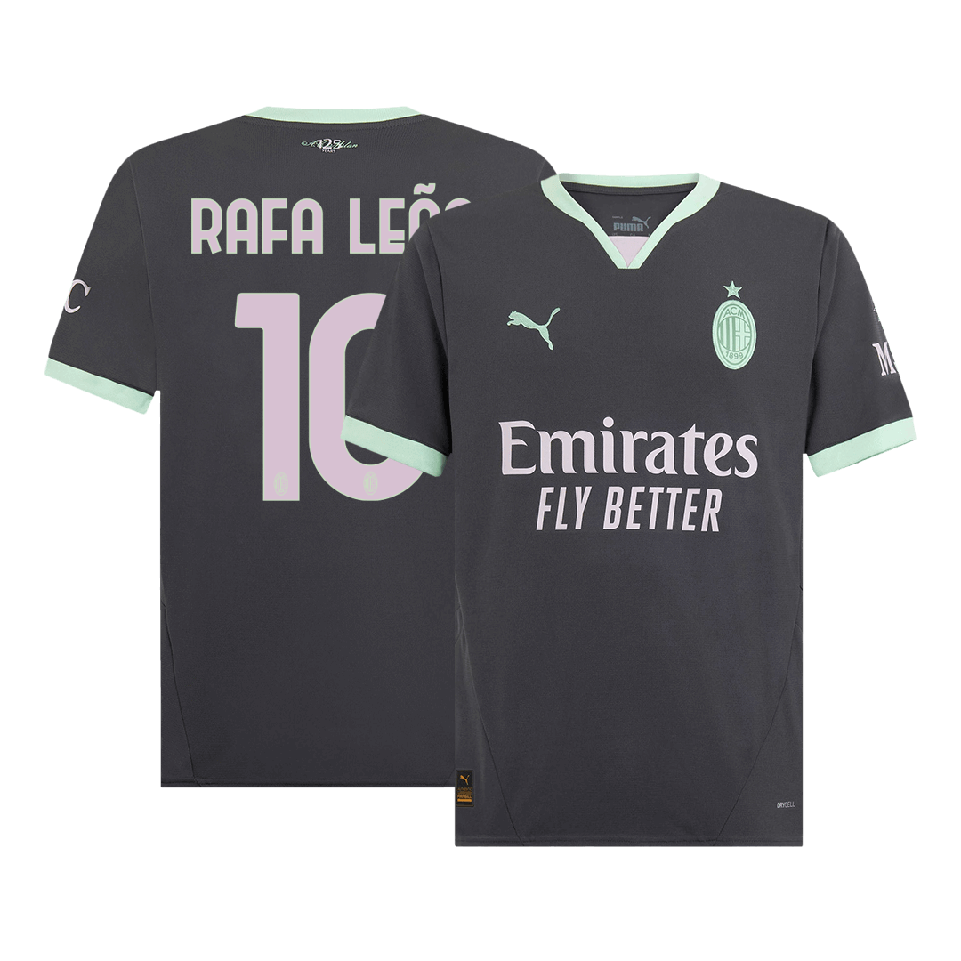 AC Milan RAFA LEÃO #10 Third Away Soccer Jersey 2024/25 - Football Shirt | SmartJerseys | Official Quality