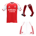 Arsenal Home Soccer Jersey Kit(Jersey+Shorts+Socks) 2025/26 Red - Football Shirt | SmartJerseys | Official Quality