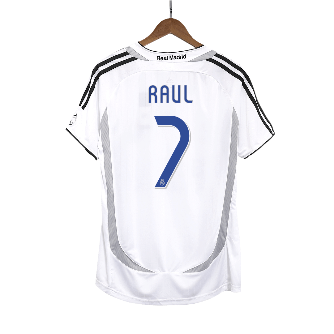 Real Madrid RAUL #7 Home Soccer Jersey Retro 2006/07 - Football Shirt | SmartJerseys | Official Quality