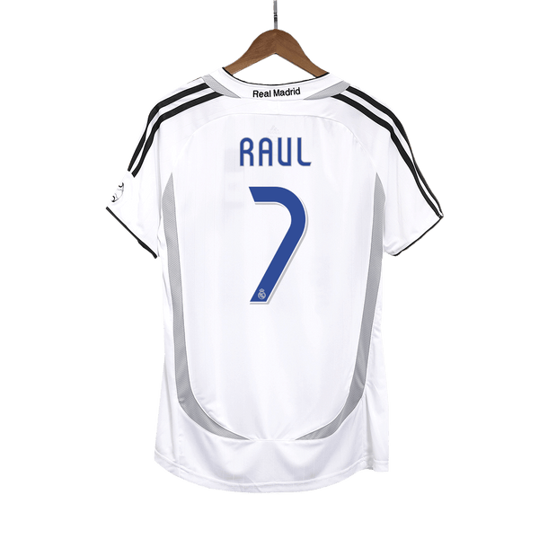 Real Madrid RAUL #7 Home Soccer Jersey Retro 2006/07 - Football Shirt | SmartJerseys | Official Quality