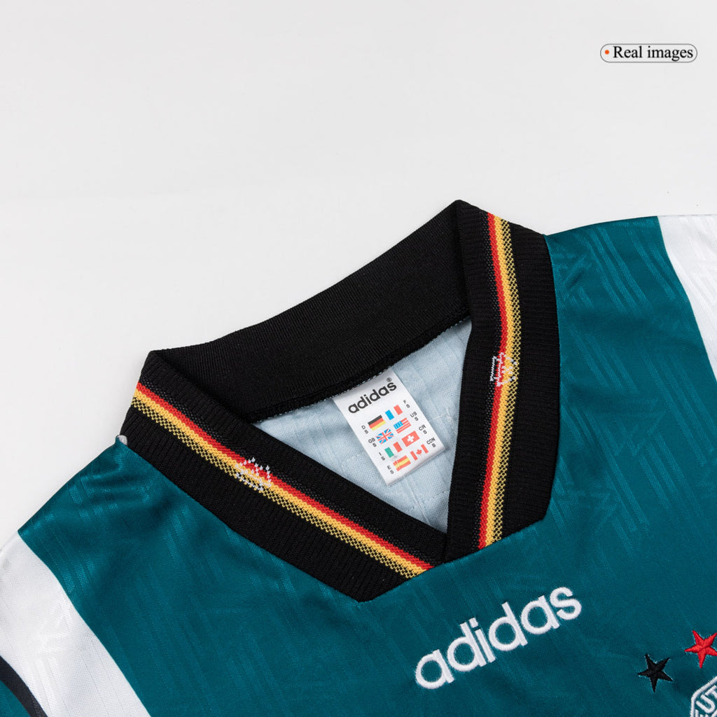 Camiseta retro de fútbol de visitante de Alemania 1996/97