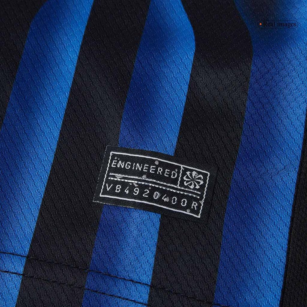 Camiseta de fútbol local del Inter de Milán 2025/26 para niños (camiseta y pantalón corto)