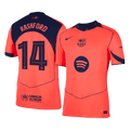 RASHFORD #14 Authentic Barcelona Third Away Soccer Jersey 25/26 Orange- UCL - Football Shirt | SmartJerseys | Official Quality