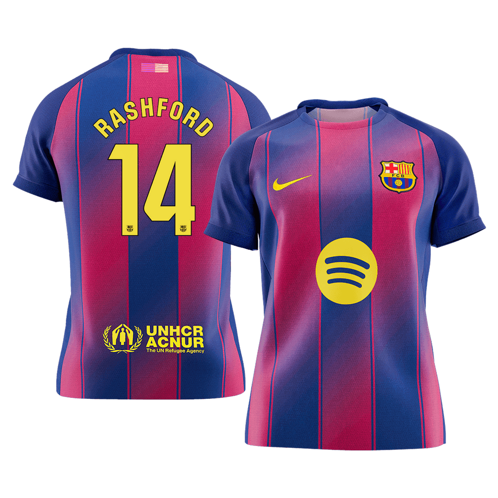 Barcelona RASHFORD #14 Home Soccer Jersey 2025/26 - Football Shirt | SmartJerseys | Official Quality