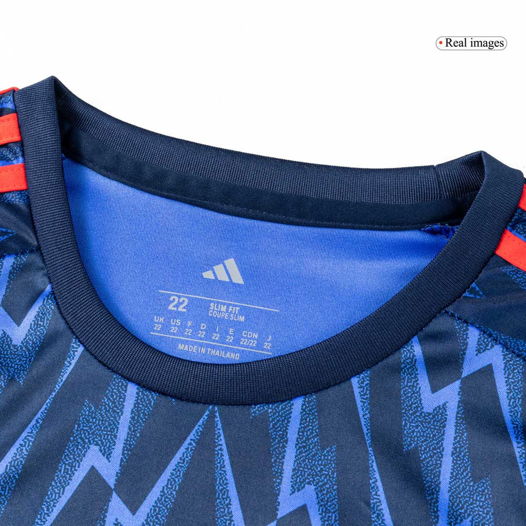 Kid's Arsenal Away Soccer Jersey Kit(Jersey+Shorts+Socks) 2025/26 Blue