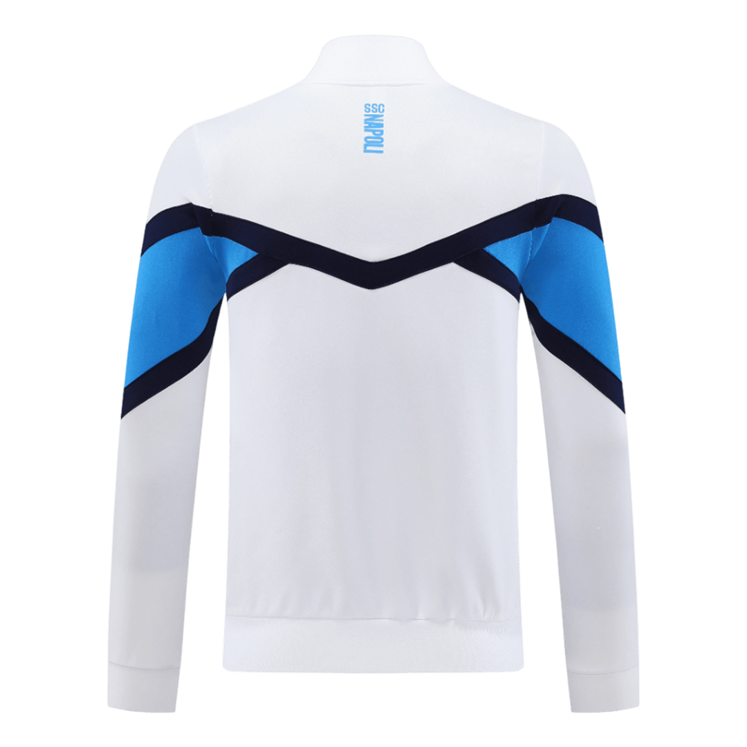 Chaqueta de entrenamiento del Napoli 25/26 blanca