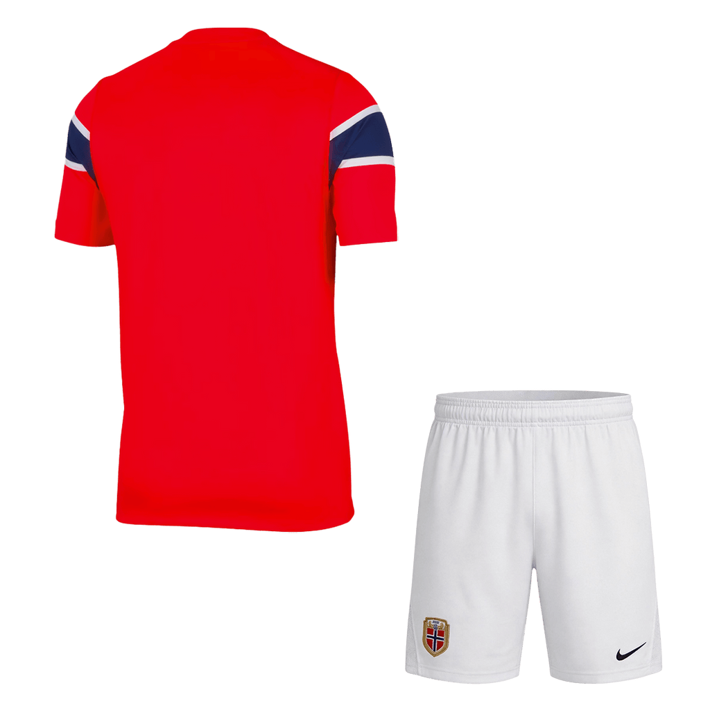 Norway Home Soccer Jersey Kit (Jersey+Shorts) World Cup 2026 Red&White