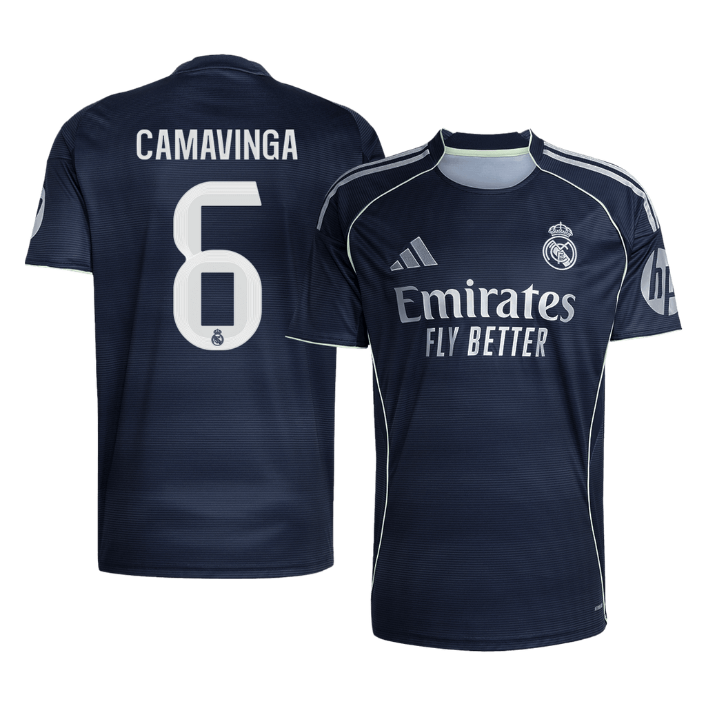 Real Madrid CAMAVINGA #6 Away Soccer Jersey 2025/26 - Football Shirt | SmartJerseys | Official Quality